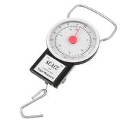 GRIRIW Balance Suspendue Portable, Plastique et Métal, Affichage Lisible, Mesure Précise, Balance à Cadran, 32kg, pour Bagages et Produits, Voyage Cuisine