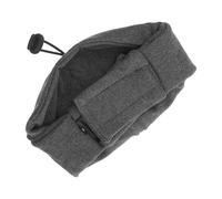 GRIRIW Cache-Oreilles Antibruit Ajustables pour Chien M, Protection Auditive Insonorisée pour Chiots et Chiens, Rembourrage Doux en Tissu Gris Foncé, du Bruit pour Toilettage, Voyages