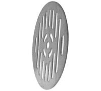 GRIRIW Couvercle de Drain de Plancher Protection Feuilles et Débris en Acier Inoxydable 304, Filtre Robuste 6,5 Pouces, Compatible Évier de Salle de Bain Cuisine