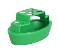 GRIRIW Jardinière Hydroponique pour Oignons Verts D’intérieur, 9 Trous | Plastique Transparent Vert, Niveau D’eau Visible, Remplissage Facile, Cuisine et Boutures sans Terre