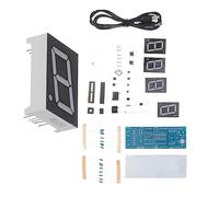 GRIRIW Kit D’Horloge Numérique LED Rouge à Monter Soi-même Boîtier