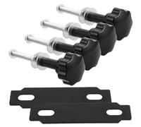 GRIRIW Kit de Fixation pour Barres de Toit de Véhicule Goupilles D'aide la Traction en Alliage D'aluminium, Design Multifonctionnel pour Aventures Tout-Terrain