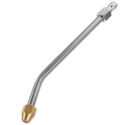 GRIRIW Lance de Nettoyeur Haute Pression, Buse de Lavage de Voiture, Métal, Coudée 30°, Raccord 0,25 Pouces, /3600 Psi, pour Nettoyage Domestique et Arrosage