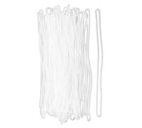 GRIRIW Lot de 200 Cordons en Pvc pour Étiquettes à Bagages, Porte-étiquette Résistant et Non Déformable, pour Bureau et Maison
