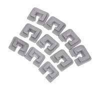 GRIRIW Manchon à œillet 10 pièces en alliage aluminium 2.00x1.70x1.00cm pour tête de coupe accessoires pour tondeuse à gazon usage paysagiste entretien pelouse
