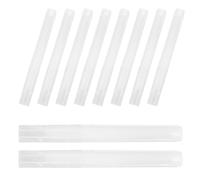GRIRIW Marqueurs Acryliques Rechargeables Pointe Fine en Fibre Lot de 10 Blancs et Corps en Pp pour Espace Créatif et Œuvres de Graffiti