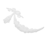 GRIRIW Médaillon de Plafond Décoratif Européen Blanc Appliques Meubles Élégantes Décor Mural Unpainted Accessoires Plafonniers Résistants Installation Facile pour Intérieur