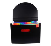 GRIRIW Organiseur de Dossiers Accordéon Couverture Colorée Trieur Pratique à Compartiments pour Documents et Fournitures de Bureau