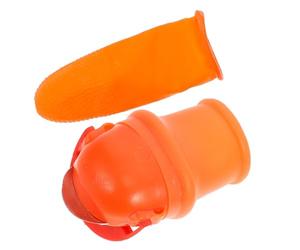 GRIRIW Outil de Cueillette pour Légumes et Fraises, Coupe-Pouce en ABS et Acier Inoxydable, Facile à Nettoyer et Confortable, Récolte de Poivres et Haricots, 1 Set