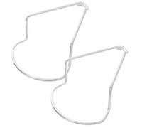 GRIRIW Pièces et Accessoires Argenté Tondeuses à Gazon 2pcs en Acier Inoxydable Protecteur de Lame Protège les Débris pour Tondeuses Électriques et Débroussailleuses