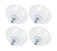 GRIRIW Pieds à ventouse en PVC 8,4 cm Lot de 4 pour trancheuse à frites professionnelle avec écrous M6, usage en restauration rapide