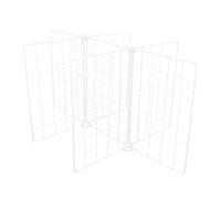 GRIRIW Séparateurs pour aliments congelés en fer blanc, Étagère fine à 6 Grilles pour Organisation Efficace, Usage en Cuisine et Restaurants