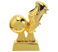 GRIRIW Trophée de Football en Résine Dorée, Récompense Réaliste Gravée pour Joueurs et Garçon et Filles, Souvenir de Tournoi Sportif et Décoration de Trophée