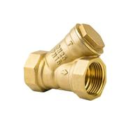 GRIRIW Vanne de Filtre Facile à Utiliser en Laiton Y Type Crépine Résistante à L'usure pour Système de Canalisation Industrielle