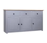 (Gris) Buffet bahut - Buffet Enfilade Gris 135x40x80 cm Pin solide Assortiment Panama 943977