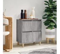 Gris Buffet de rangement - Vitrine bahut - armoire console Pour cuisine, Sonoma gris, 60 x 35 x 70cm - Bois d'ingénierie 2944267