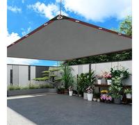 Gris Filet D'ombrage HDPE 95%, Bordure Renforcée 6 Coutures avec œillets Tous Les 50cm, Toile Anti-UV for Voiture, Plantes Succulentes, Terrasse, Toit et Serre Agricole(4.0x7.0m)