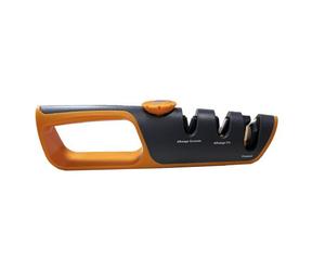 Gris/Orange Venteo Aiguiseur Couteaux Manuel Multi Fentes Couteau Cuisine Précision Affûtage Sécurisé Ustensiles De Cuisine Usage Domestique Lames En Acier Inox Tranchant Durable Et Stabilité
