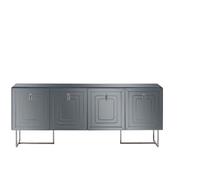 Gris salon buffet meubles de luxe en bois 4 portes commode design