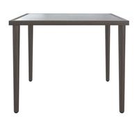 Gris Siège de jardin - Table de jardin - 1 PC - gris 48x48x37 cm acier C4876