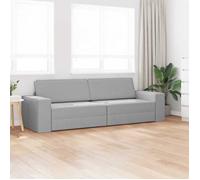 Gris SOFA Convertible - PHSH - Canapé-lit - 200cm Gris nuage tissu C964