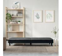 Gris SOFA Convertible - PHSH - Canapé-lit - gris foncé tissu C610