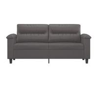 Gris SOFA - PHSH - Canapé avec 2 places - contemporain - Gris 140 cm Similicuir C1861