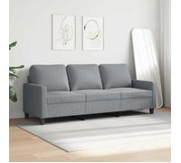 Gris SOFA - PHSH - Canapé avec 3 places - contemporain - Gris clair 180 cm tissu - C1561