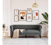 Gris SOFA - PHSH - Canapé Gris foncé 182,5x74,5x74,5 cm Polyester C288