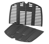 GRISUN Lot de 2 grilles de cuisson en fonte pour Weber Q200, Q220, Q260, Q2000, Q2200, Q2200, Q2400 - Pièces de rechange et accessoires compatibles avec 7645, 65811 - 27,3 x 38,9 cm