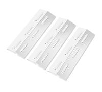 GRISUN Lot de 3 couvercles de brûleur universels en acier inoxydable 36,5 x 12 cm - Pièce de rechange pour Enders, Tepro, Barbecook (Chicago 3, Boston Pro 3K, Brahma 4.0)