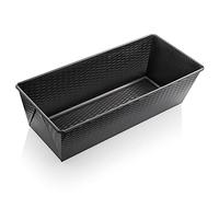 Grizzly Moule à pain antiadhésif et résistant au levain 35 x 15 cm Moule rectangulaire à bord haut pour pain et gâteau