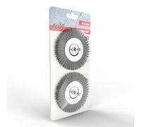 Grizzly Tools Brosse à joints de replacement en nylon : Jeu de 2 brosses à joints en plastique pour Grizzly Tools EFB 400 et EFB 401