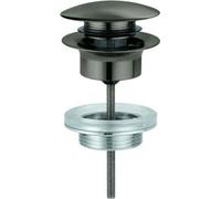 GROHE 1 1/4" graphite dur sortie brossée 65807AL0