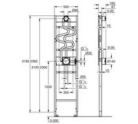 Grohe 1039949990 Cadre de douche Rapido 103994
