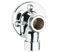 GROHE 18862000 1/2 "x 3/4" coudé arrière-Plaque murale-Chrome-Lot de 2