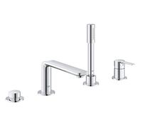 GROHE 19577001 Lineare Façade pour combiné 4 trous montage avec ou sans châssis, Chrome