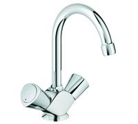 GROHE Robinet de lavabo COSTA S – Bec pivotant, isolation thermique, vidage fourni
