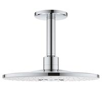 GROHE 26477LS0 Set douche de tête bras 2 jets Rainshower 310 SmartActive, Chrome, 142 mm