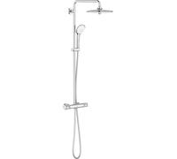Grohe Euphoria système de douche 27296003 thermostat apparent, montage mural, chromé