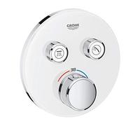 Grohe 29151LS0 Grohtherm Smartcontrol Thermostatique pour Installation Encastrée 2 Sorties, Blanc