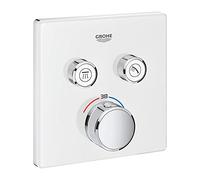 Grohe 29156LS0 Grohtherm Smartcontrol Thermostatique pour Installation Encastrée 2 Sorties, Blanc