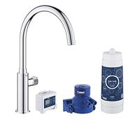 Grohe Blue Pure mitigeur d'évier 30387000 chrome, kit de démarrage, bec C