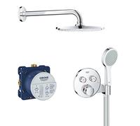 GROHE 34743000 Set de Douche Encastré Thermostatique 2 Sorties, Grohtherm Smartcontrol, Chromé (Import Allemagne)