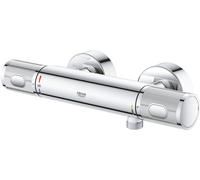 GROHE 34789000, Chromé, Métal, Montage mural, Robinet à boîtier tournant, Raccordement 1/2", Température maximale : 38 °C