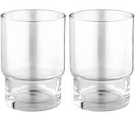 GROHE 40372001 essentials Verre de salle de bains Transparent (Lot de 2)