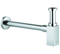 Grohe 40564000 Siphon (Import Allemagne) | Siphon de rechange en métal chromé, montage facile sur l'écoulement, usage universel (chrome, 40564000)