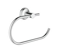GROHE Porte-papier toilette Essentials Authentic 40657001 chromé, sans couvercle, fixation invisible
