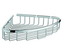GROHE 40663001 BauCosmopolitan Panier taille L, Chrome | Montage mural, chrome StarLight anti-rayures, nettoyage facile, assorti à la série BauCosmopolitan (forme, chrome, 40663001)