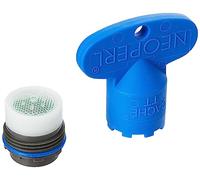 GROHE 46765000 Aérateurs pour robinet, Bleu | Régulateur de jet de rechange à installer, réduit les éclaboussures, adapté à de nombreux robinets GROHE (46765000)